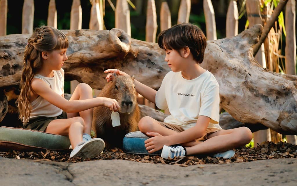 Capybara Interaction & Optional Brunch with Bali Zoo Tickets (Capybara Connection)