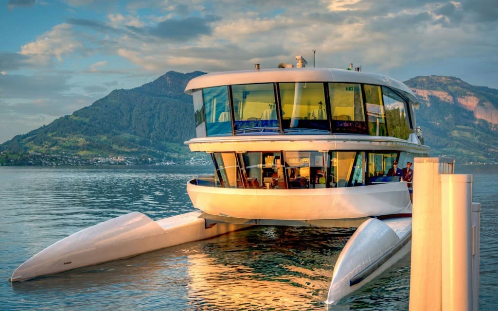Lake Lucerne Catamaran Cruise (Short Catamaran Cruise)