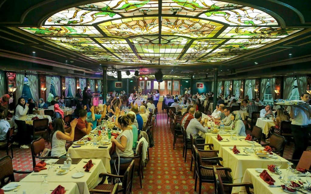 Nile Maxim Luxury Cairo Dinner Cruise with Live Entertainment (Dinner Cruise + Transfers)
