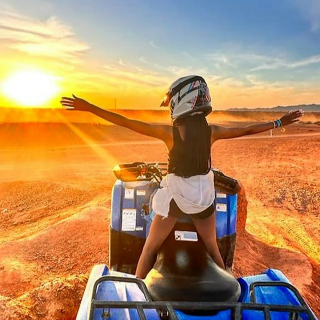 Palmeraie Desert: Half-Day Guided Quad Adventure + Transfers from Marrakesh