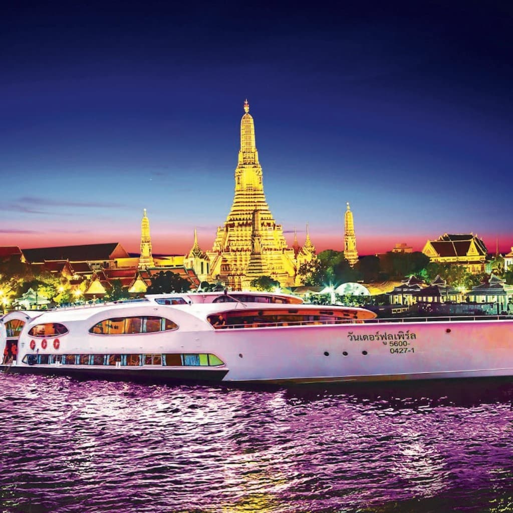 Ayutthaya: Grand Pearl River Cruise Tour + Buffet von Bangkok