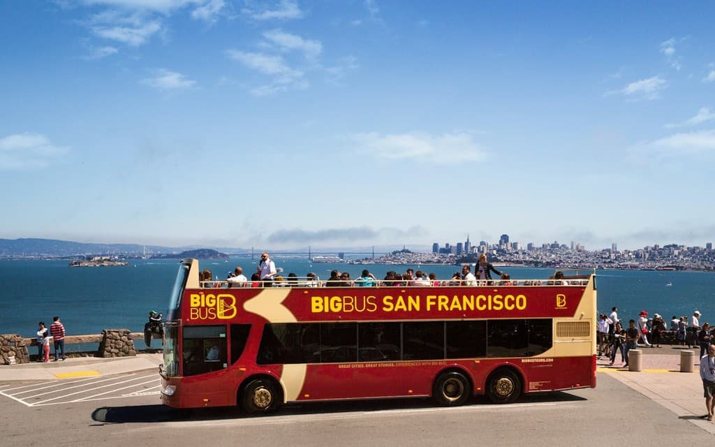 Big Bus: San Francisco Hop-on Hop-off Bus Tour (Essential: 24-Hour Pass + Walking Tour + Sunset Tour)