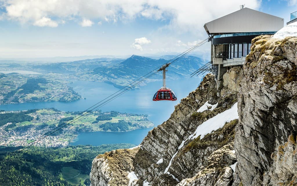 From Kriens: Mount Pilatus Round-Trip Cable Car Tickets (Round-Trip Tickets to Pilatus Kulm from Alpnachstad)