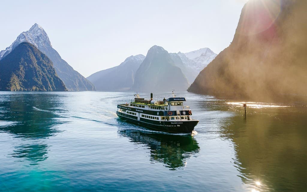 Milford Sound Cruise with Multiple Viewing Decks by RealNZ (Aboard Haven: Rooftop Beer Garden Views)
